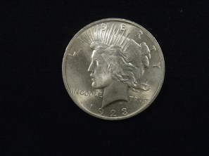 US 1923 Peace Dollar Obverse