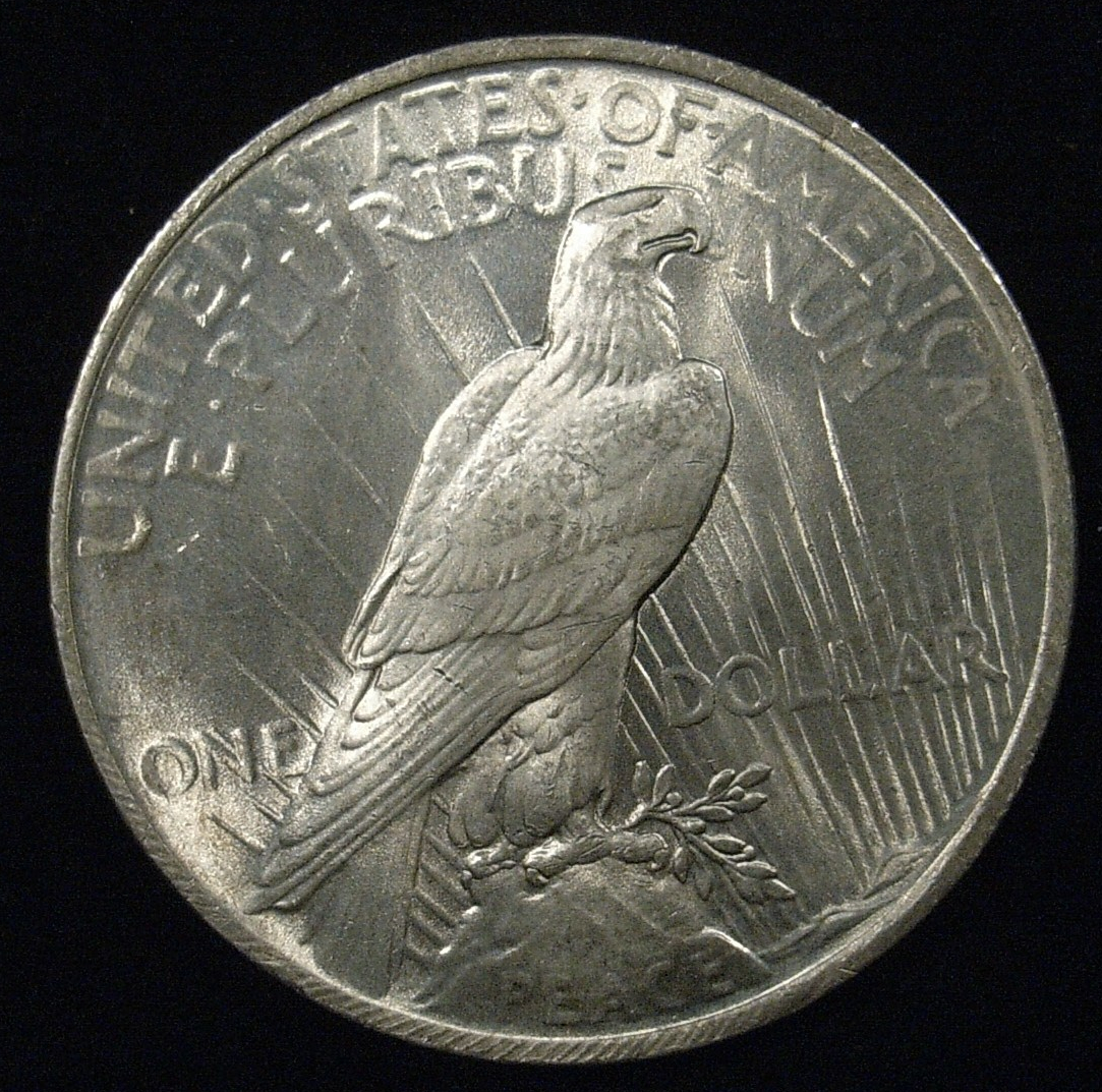 US 1923 Peace Dollar Reverse