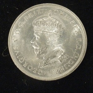 1927 Canberra Florin reverse in EF+