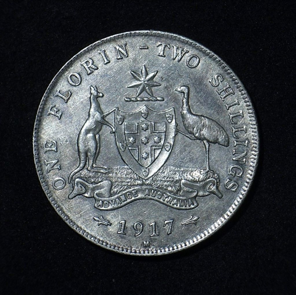 1917M Florin reverse in EF