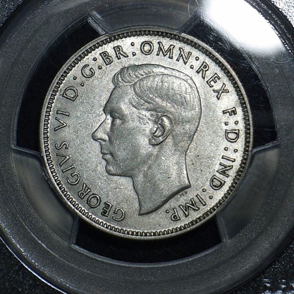 1939 Florin obverse in aEF AU 53