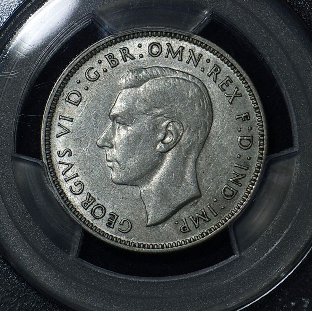 1939 Florin obverse in aEF AU 53