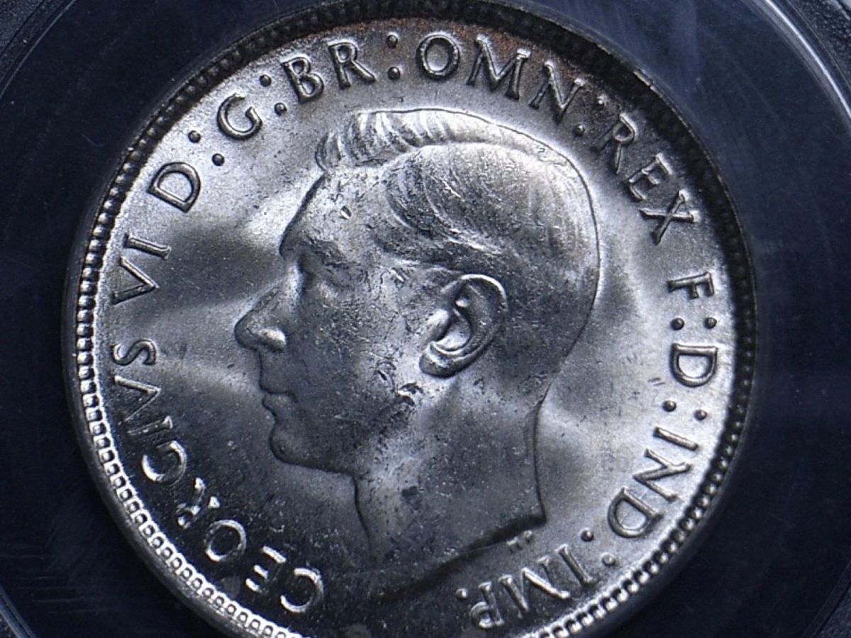 Coin Grade Ch Unc MS 64 in late Australian&nbsp;Florins