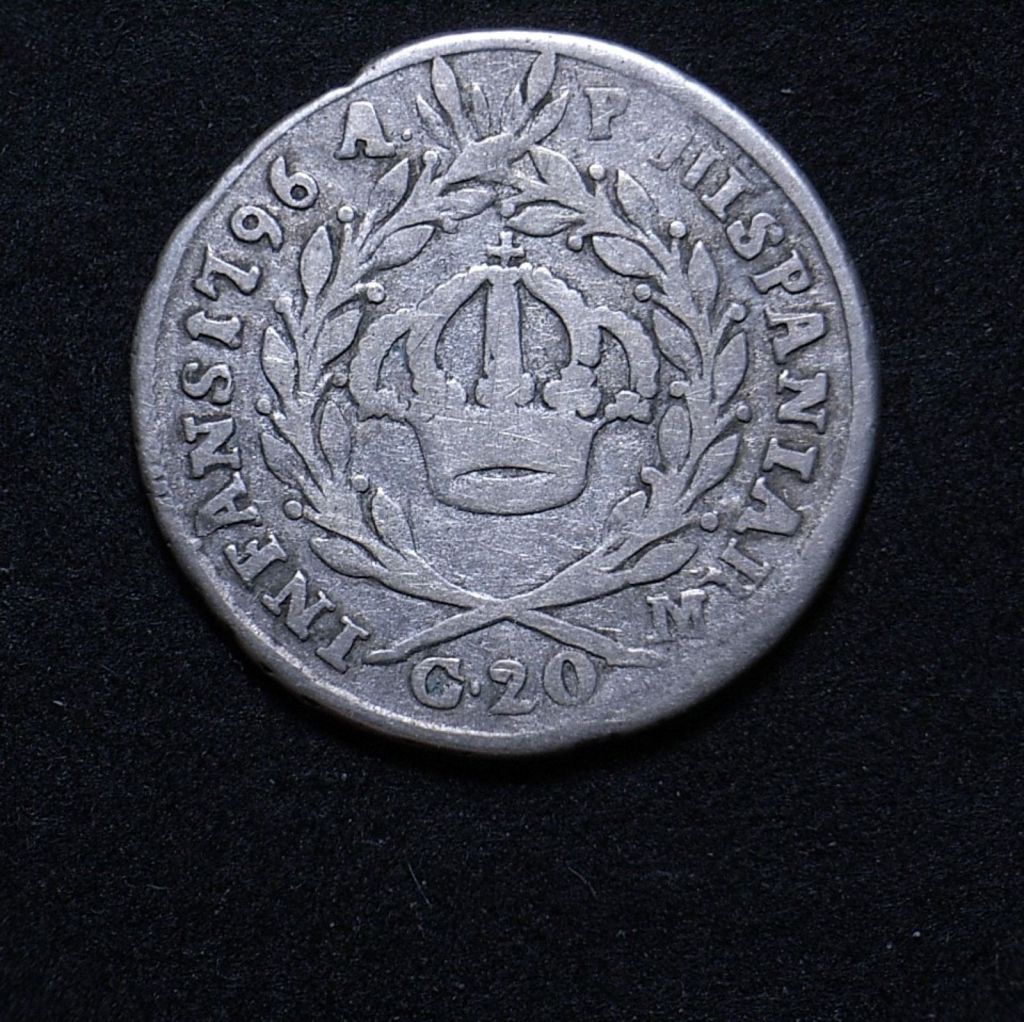 1796 Neapolitan coin reverse