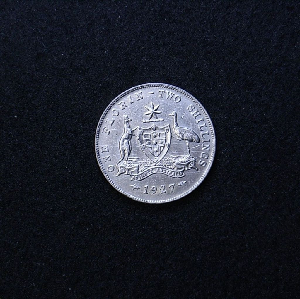 Aus Florin 1927 reverse
