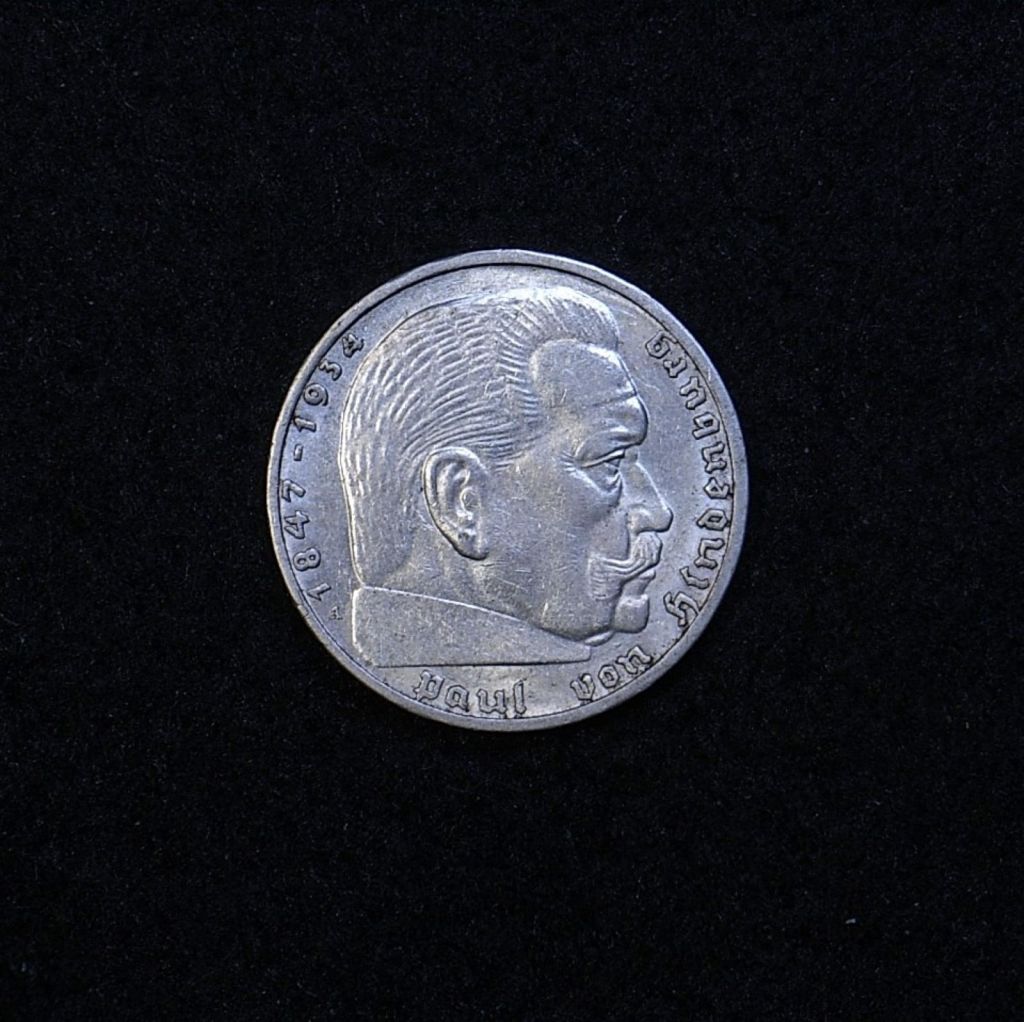 Germany 2 Reichsmarks 1939A obverse