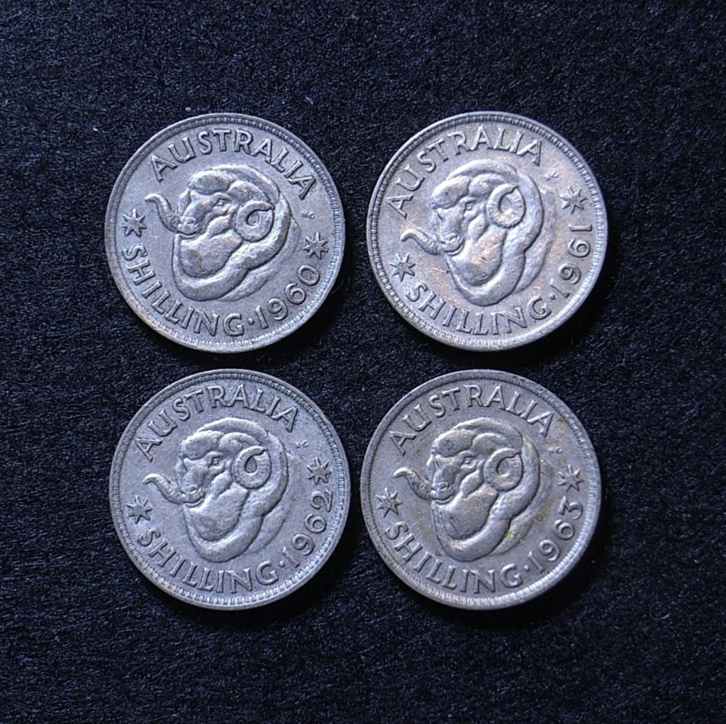 Aus Shillings 60s reverse