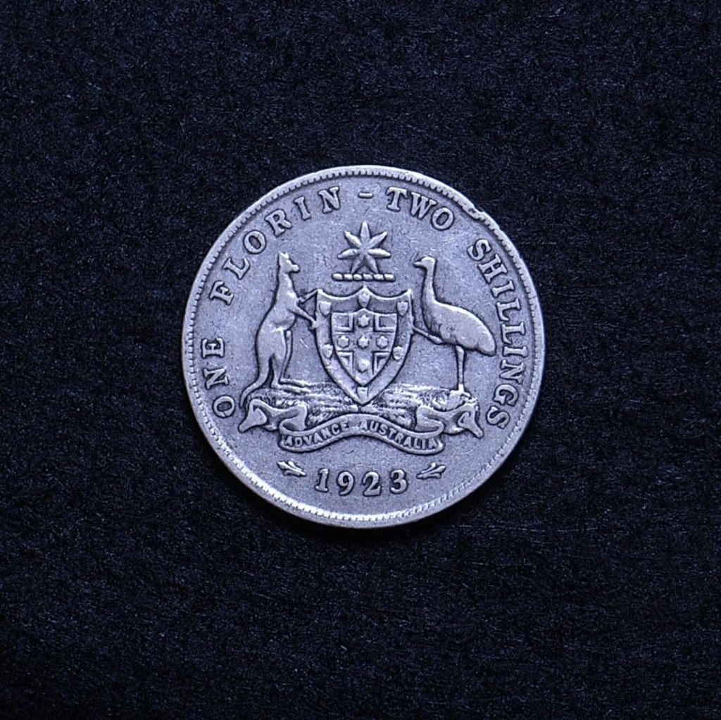 Aus Florin 1923 reverse