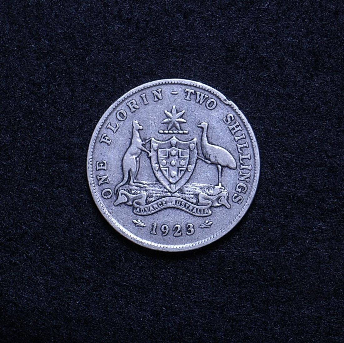 Aus Florin 1923 reverse