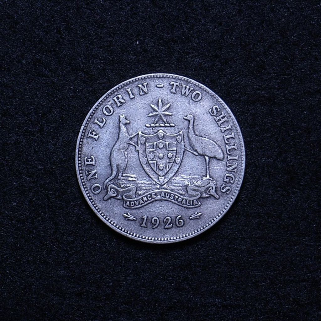 Aus Florin 1926 reverse