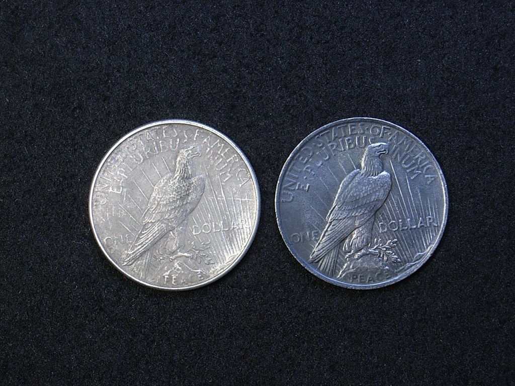 US Peace Dollars reverse 1