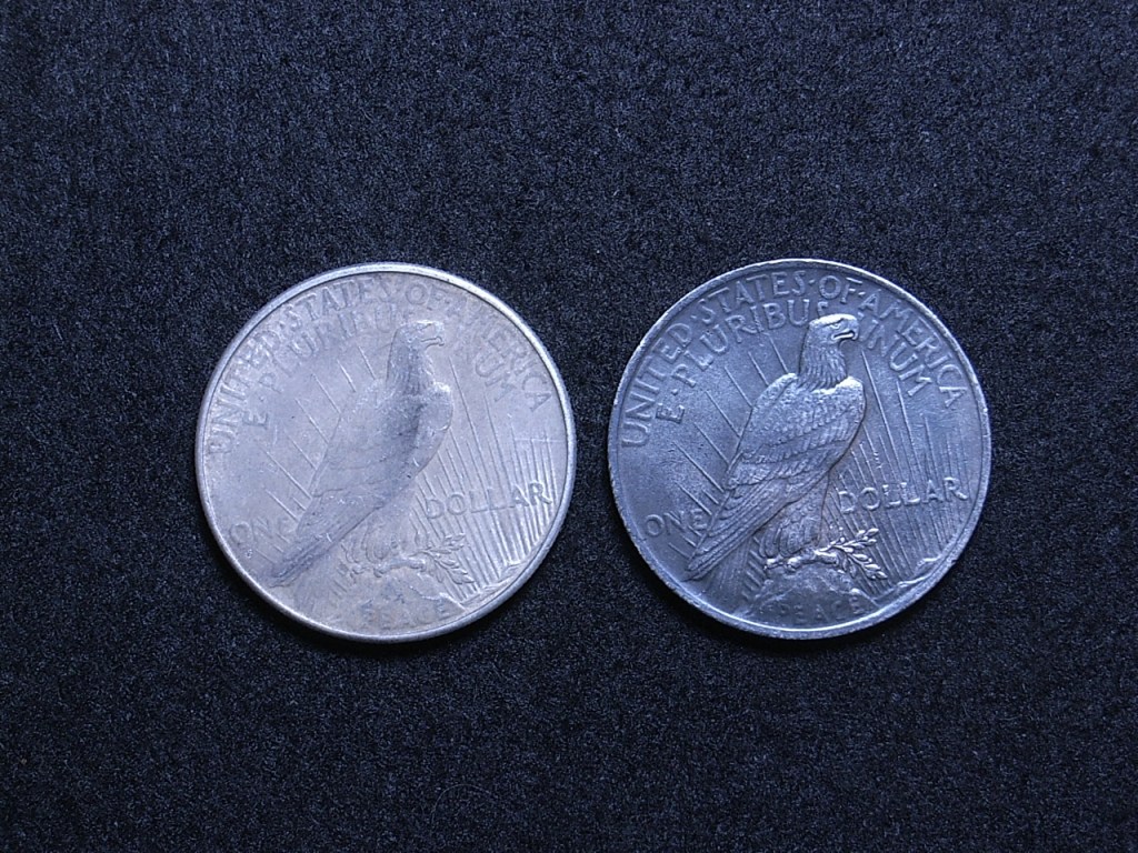 US Peace Dollars reverse
