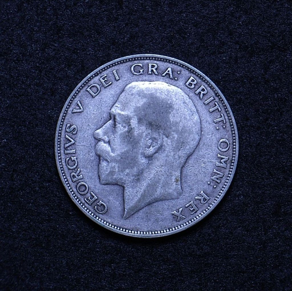UK Half Crown 1925 obverse
