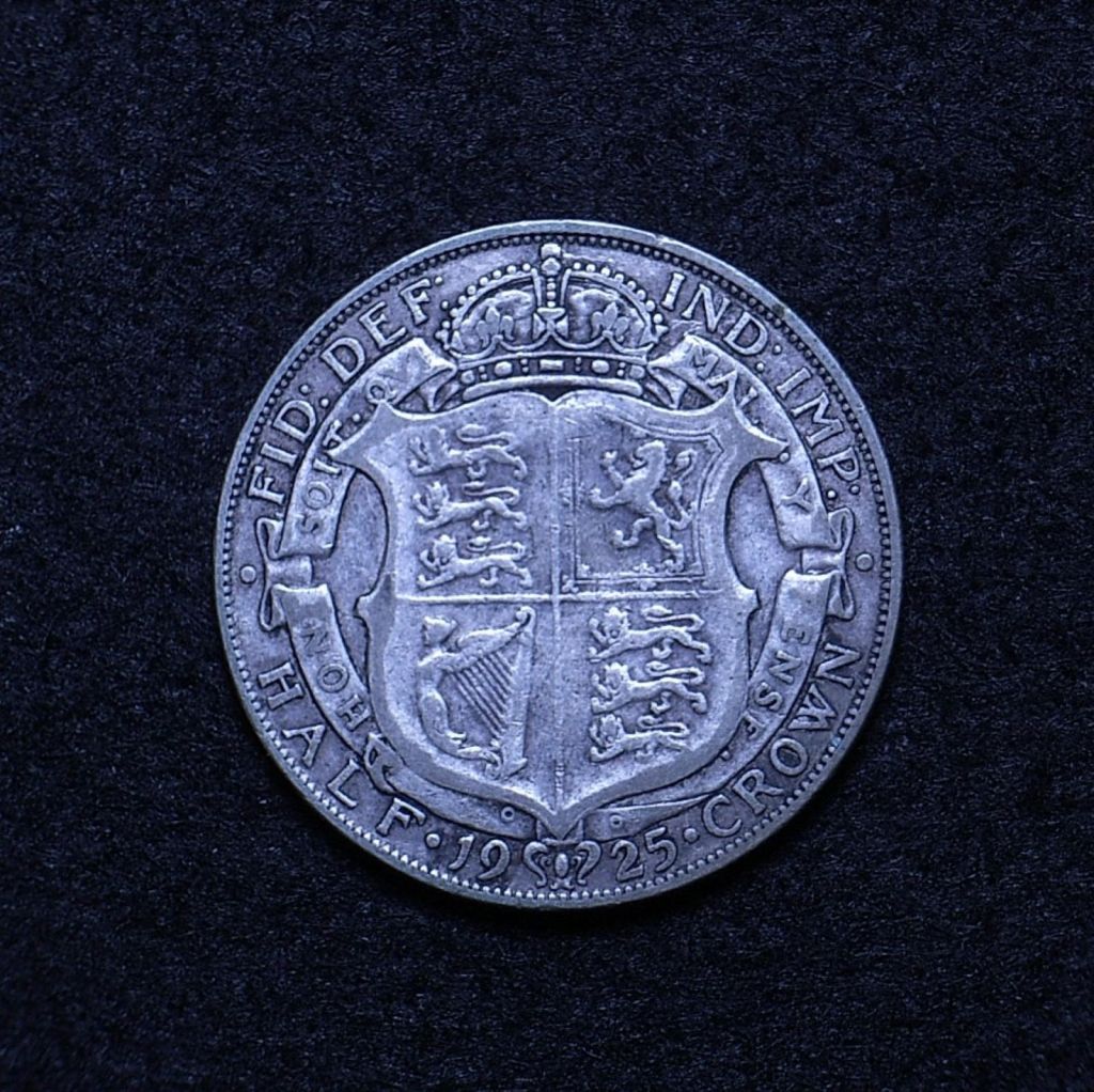 UK Half Crown 1925 reverse