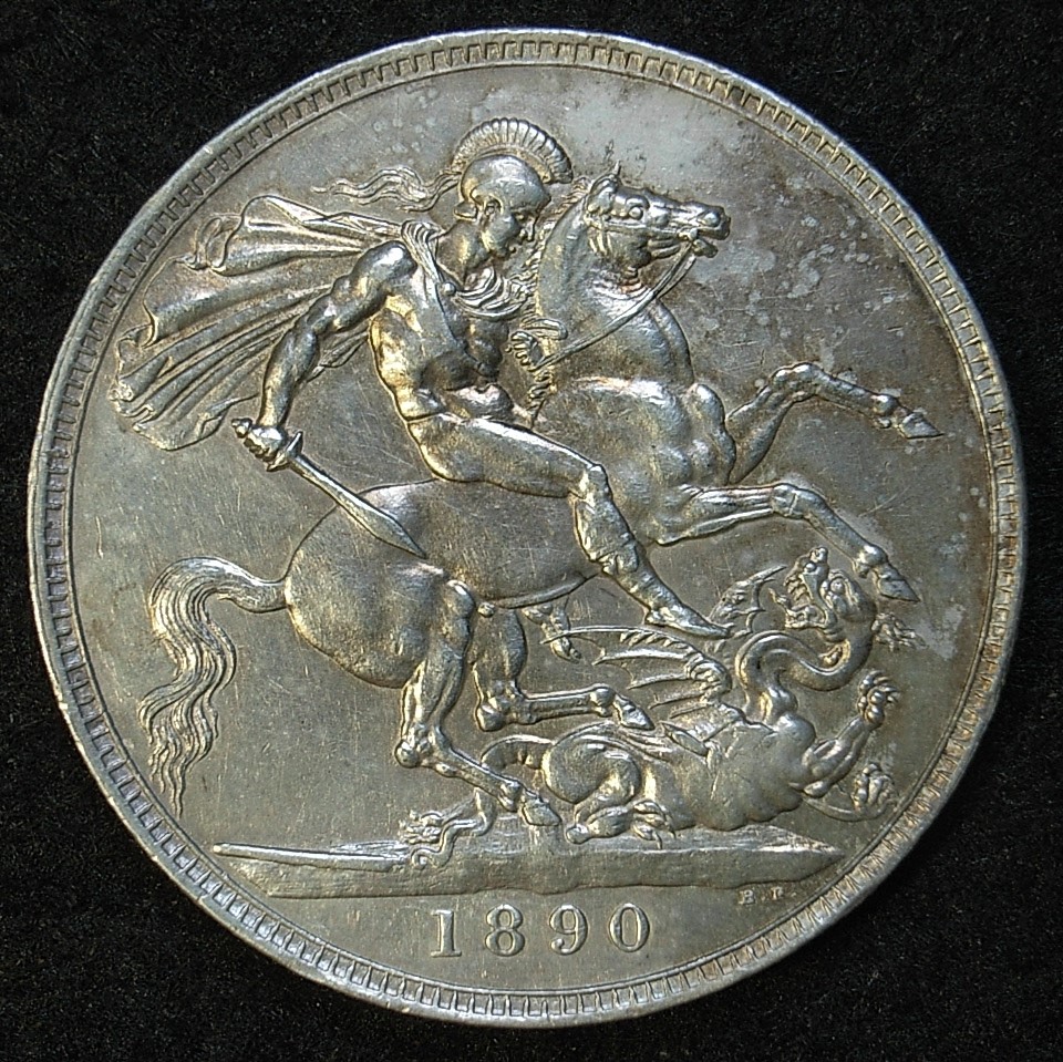 Close up uk-crown-1890-rev