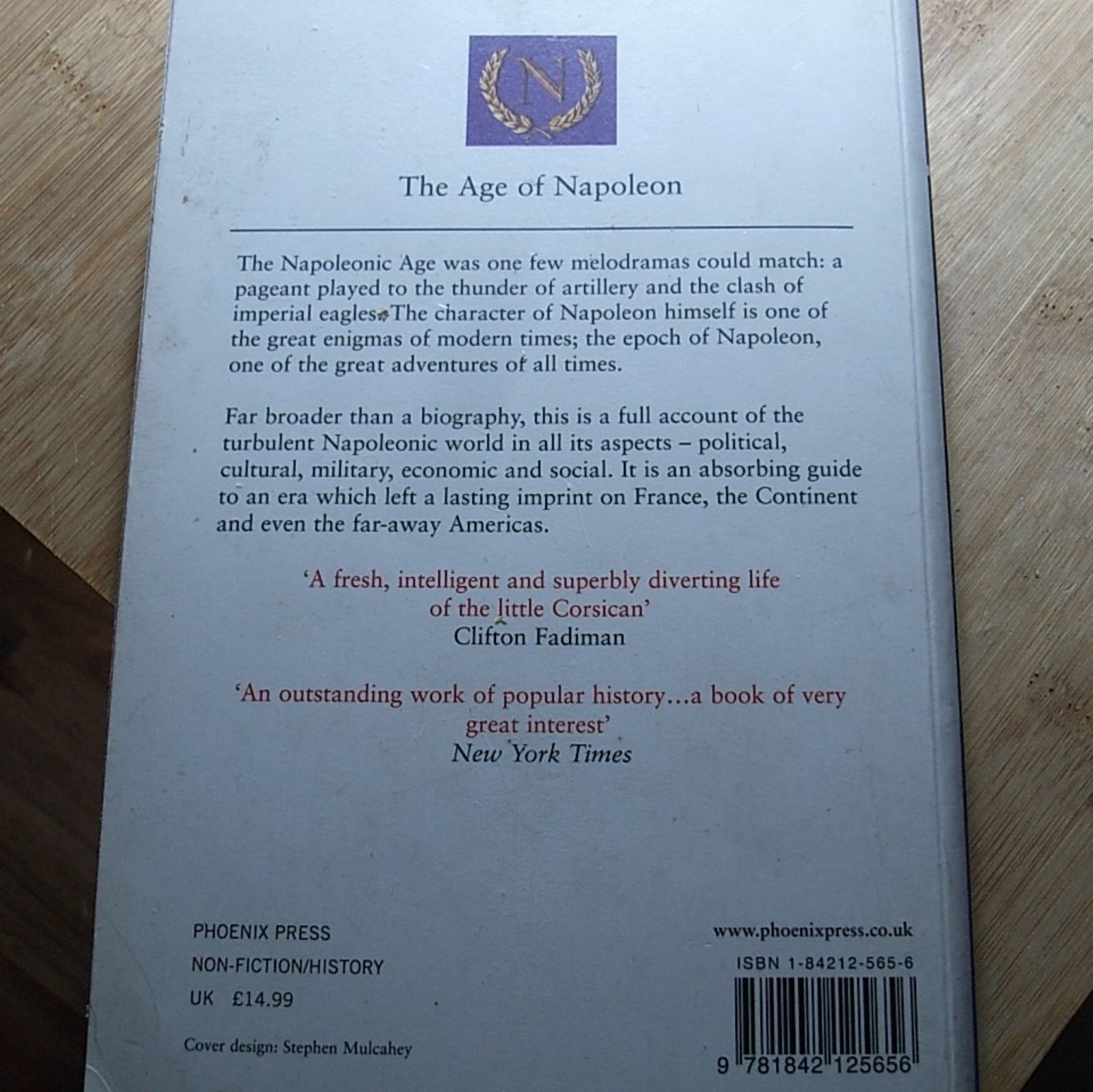 Age of Napoleon back cover