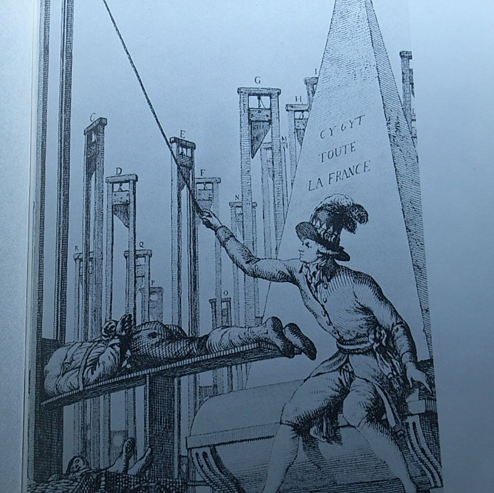 Robespierre guillotining his executioner