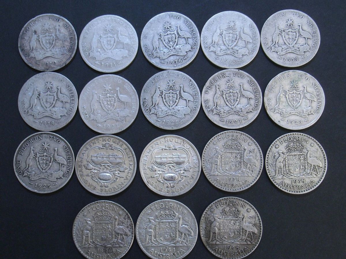 An overview of Australian predecimal silver&nbsp;florins