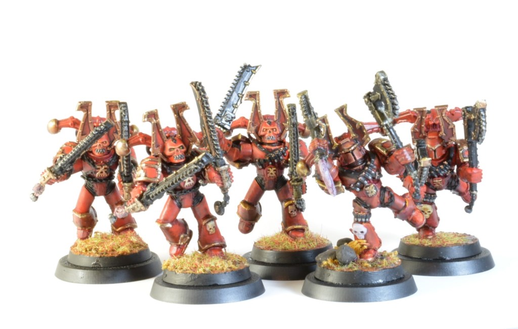 Khorne Berserkers painted by ralw1723
