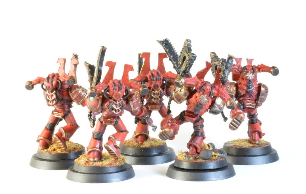 Khorne Berserkers painted by ralw1723