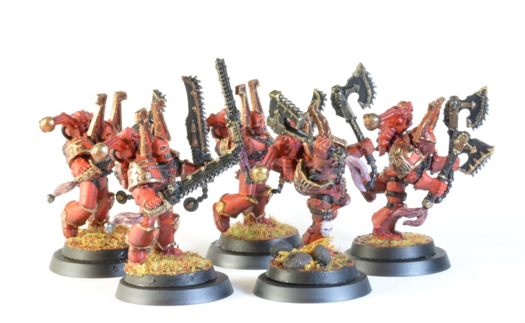 Khorne Berserkers painted by ralw1723