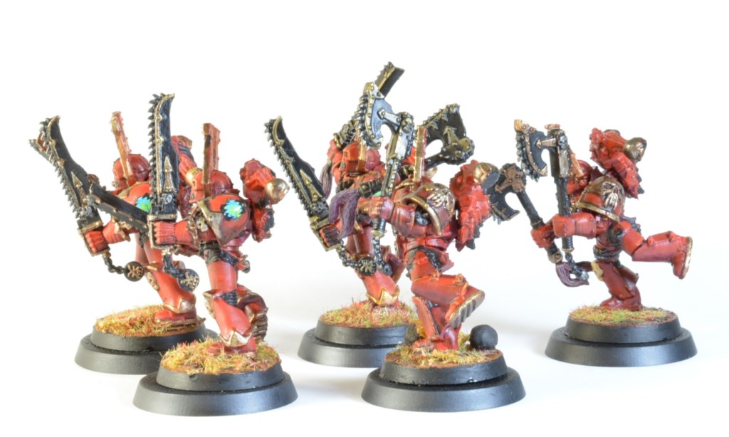 Khorne Berserkers painted by ralw1723