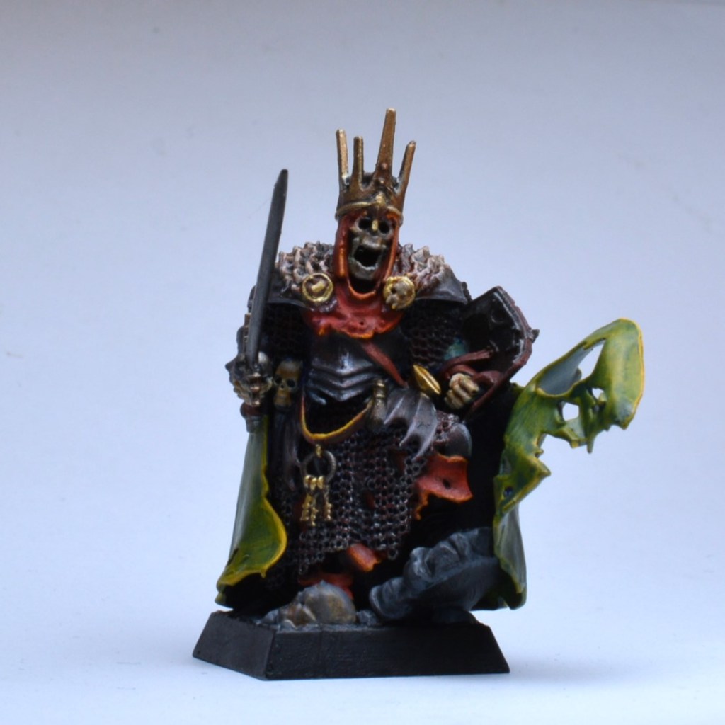 Painted miniature Warhammer Age of Sigmar Soulblight Gravelords Wight King
