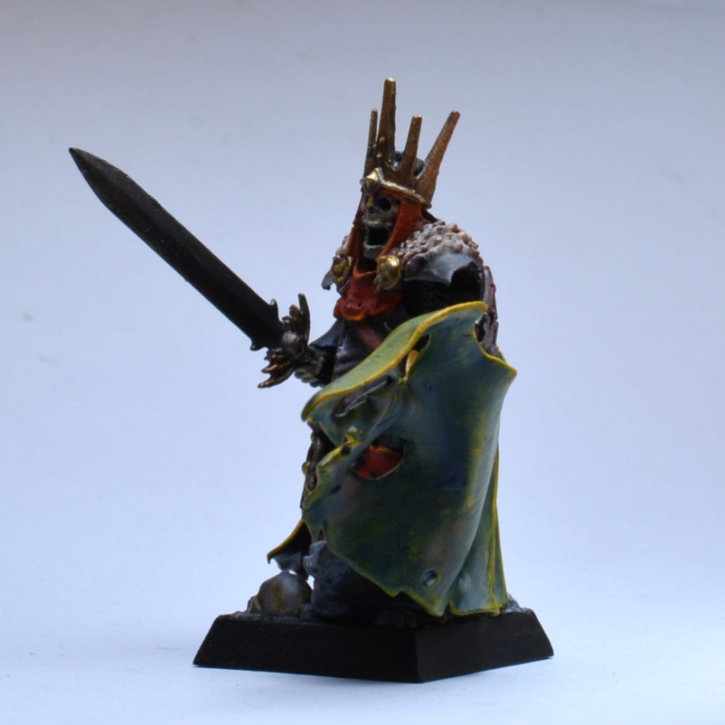 Painted miniature Warhammer Age of Sigmar Soulblight Gravelords Wight King