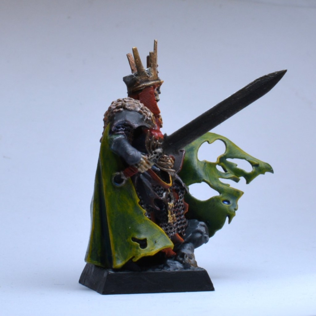 Painted miniature Warhammer Age of Sigmar Soulblight Gravelords Wight King